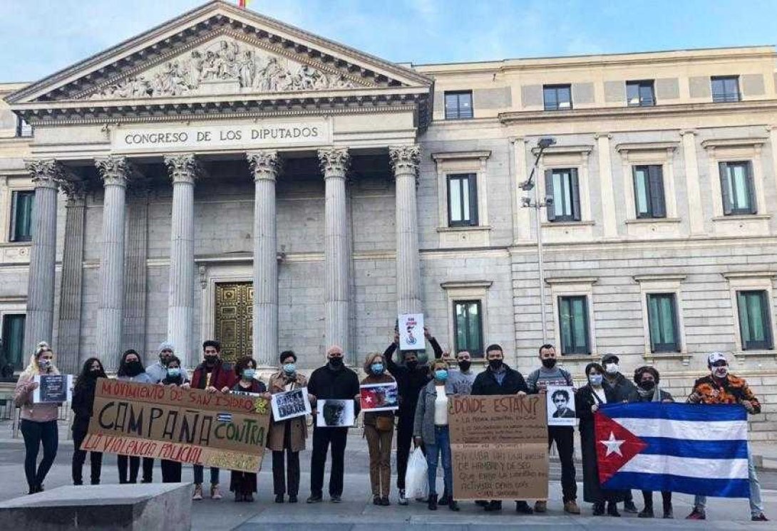 Protesta en Madrid, día 2