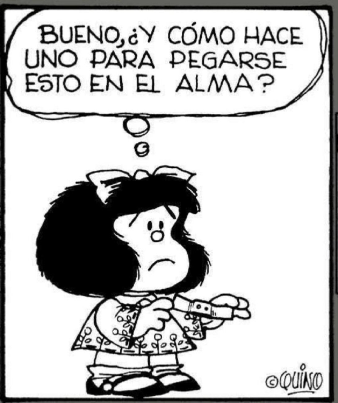 Mafalda y las curitas del alma.