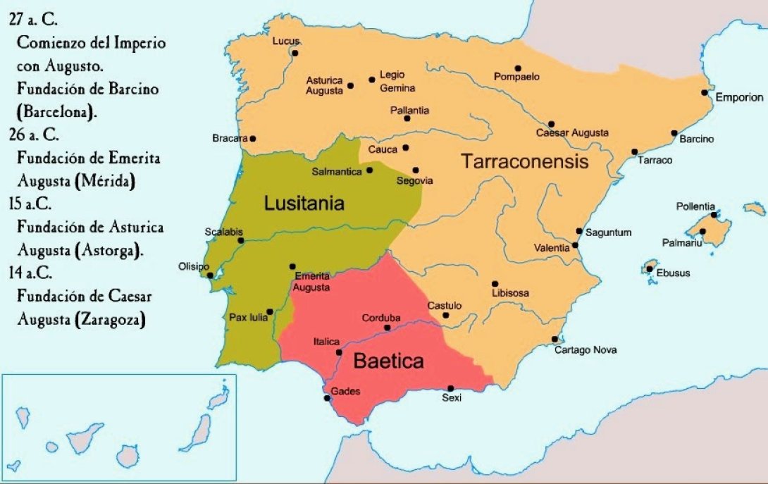 División romana de la península Ibérica
