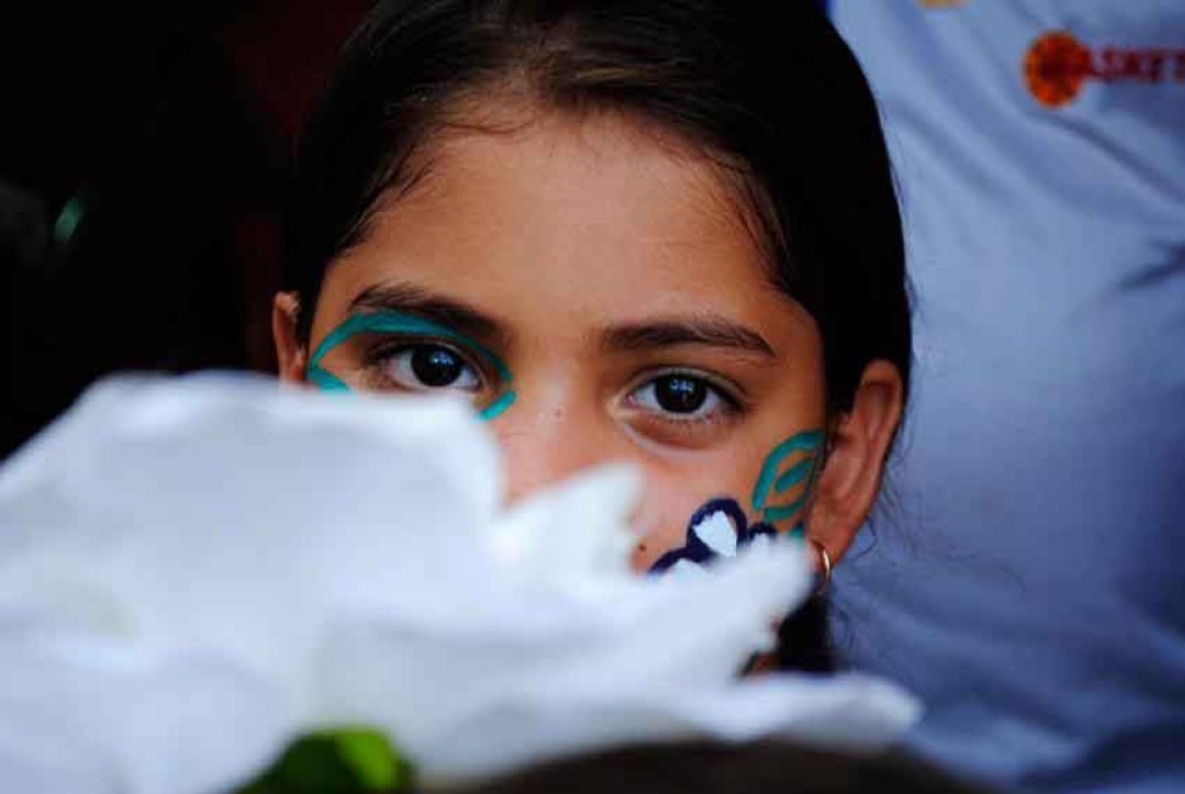 Ojos de niña. Foto: Lizet Falero Luna
