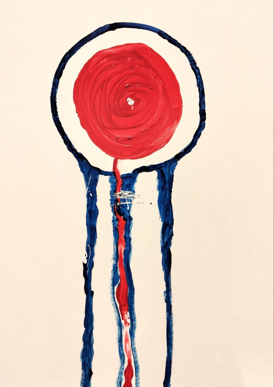 “El llanto de la patria” (detalle), de Rafael Vilches (2023)