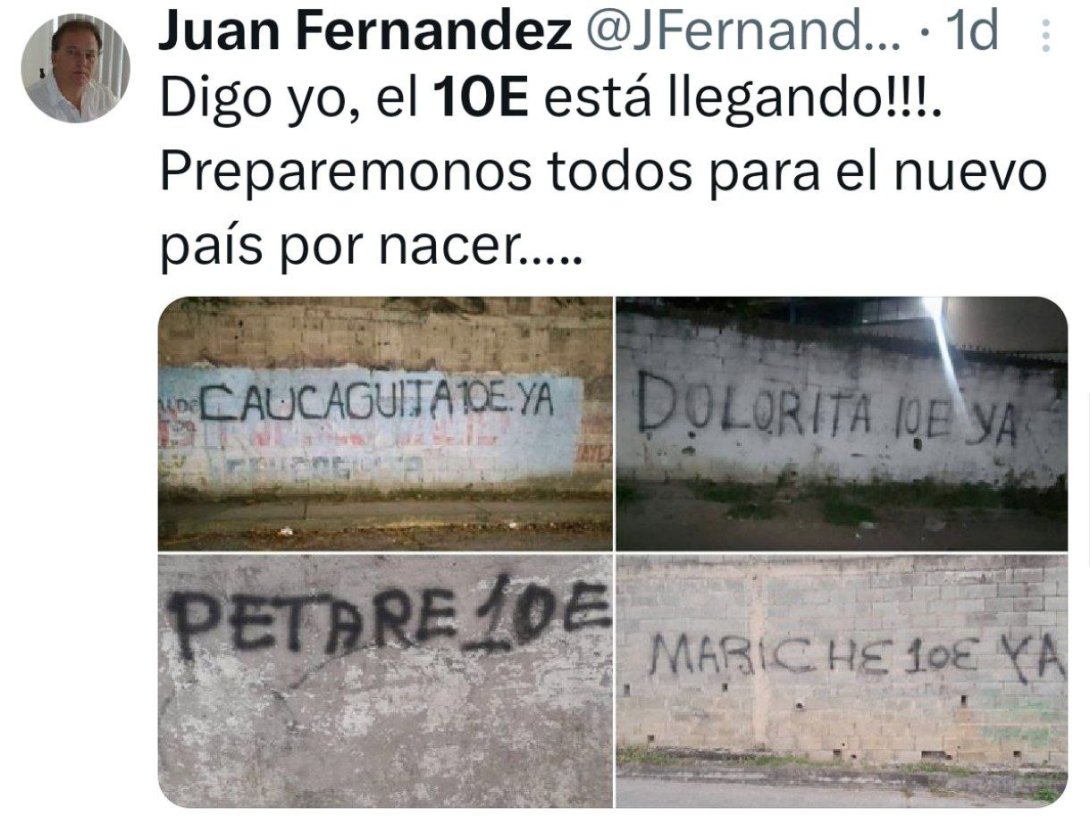 Grafitis en Venezuela contra Maduro.