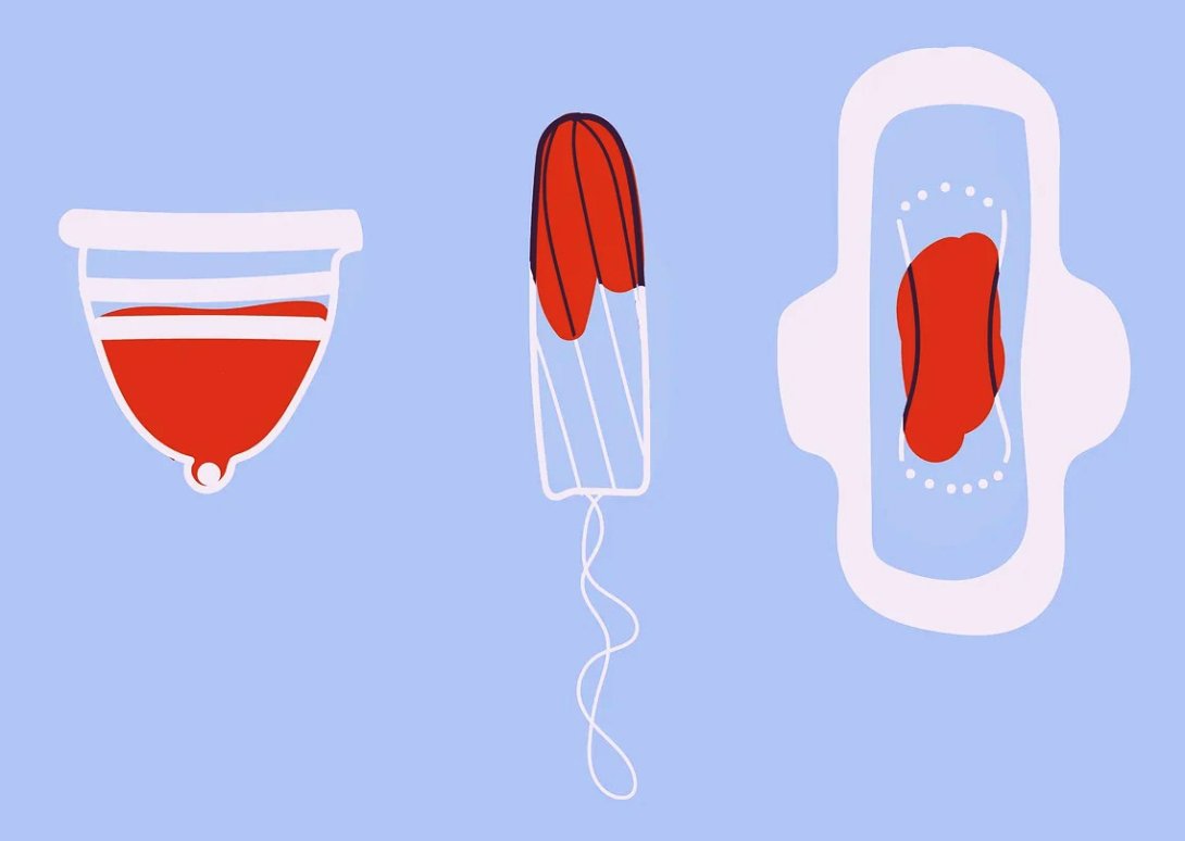 Alternativas ecológicas para el ciclo menstrual: compresa de tela.