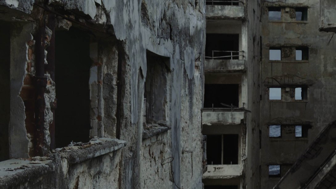 Interior del edificio Riomar (Fotograma de Corazón Azul). Foto: cortesía del entrevistado