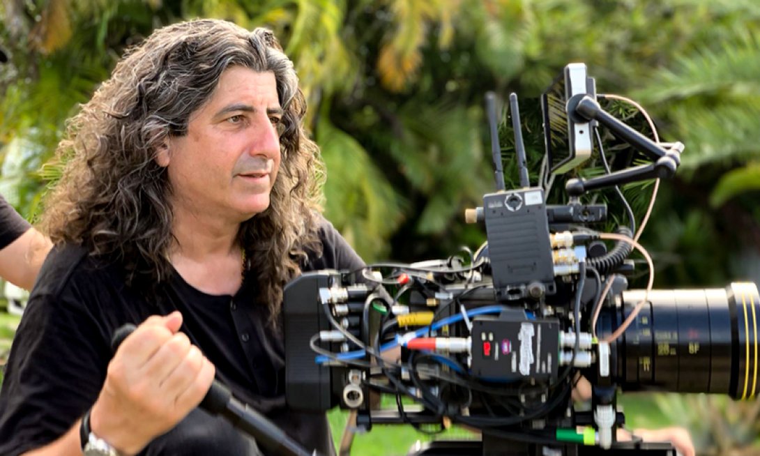 Lilo Vilaplana (director) durante el rodaje de “Plantados”.