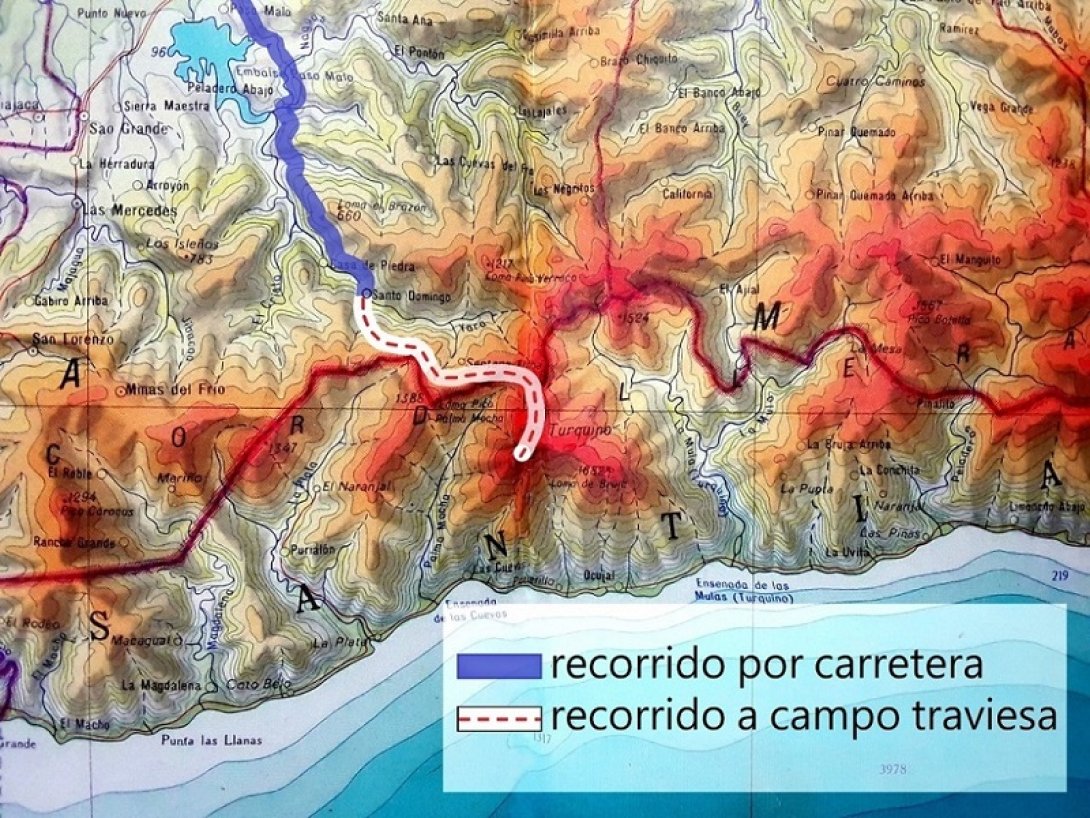 Mapa del recorrido.