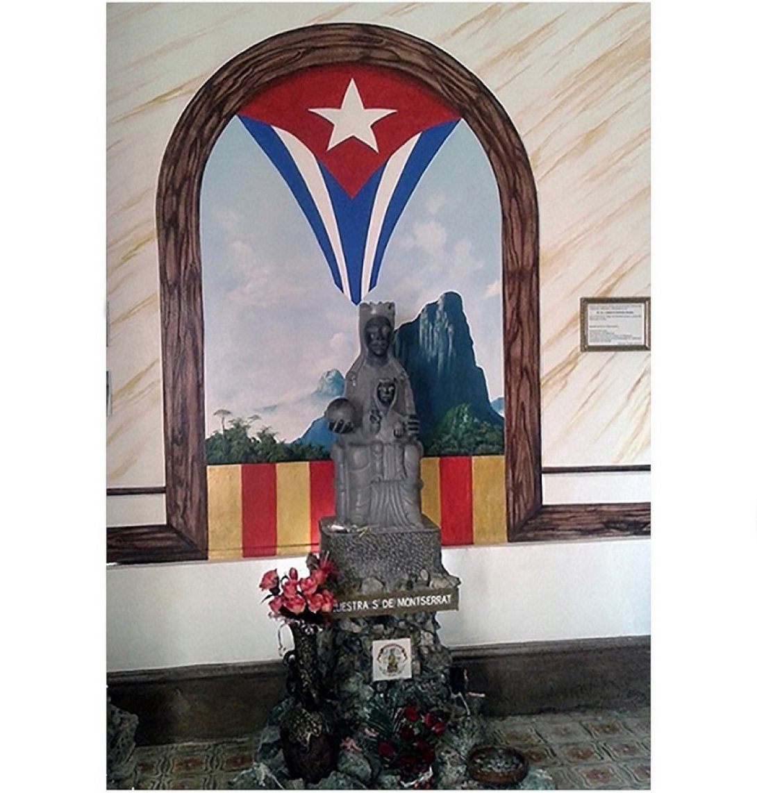 Virgen de Monserrat en la Ermita de Monserrat, Alturas de Simpson, Matanzas, Cuba