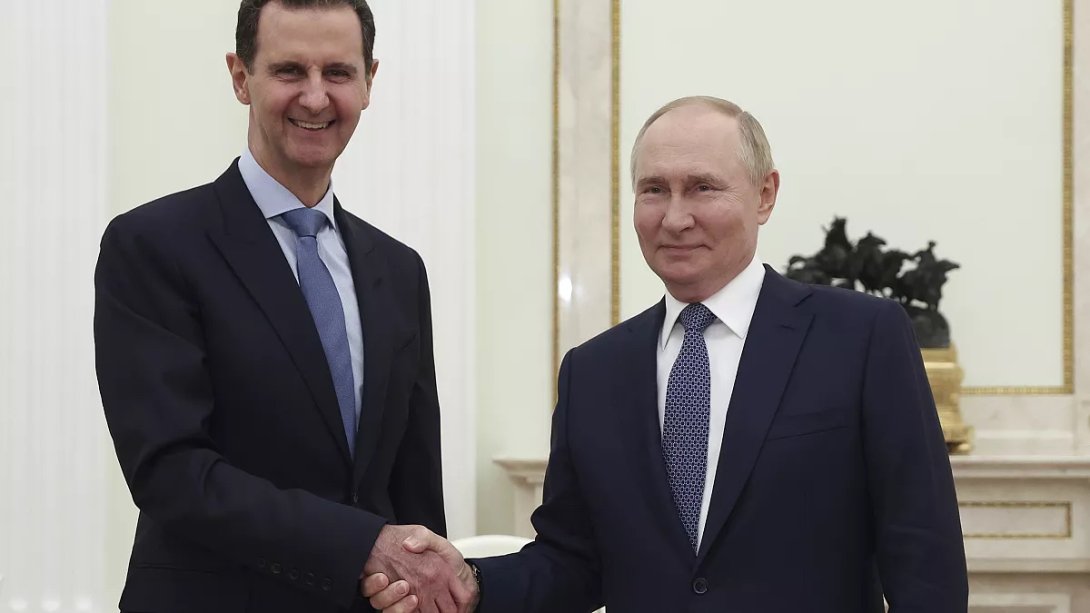 Bashar al-Assad y Vladimir Putin.