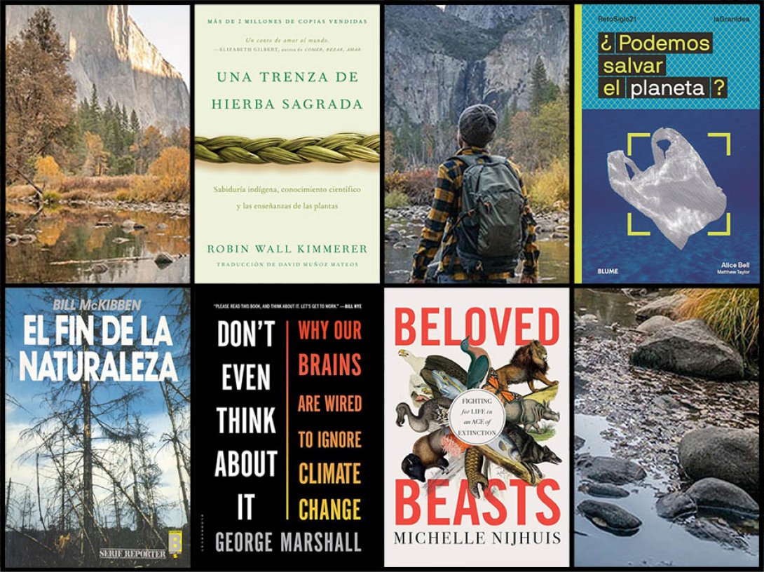 Cinco libros esenciales sobre ecología y cambio climático.