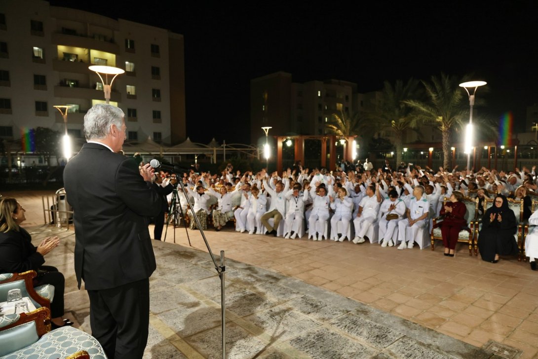 Díaz-Canel en Hospital Cubano de Qatar