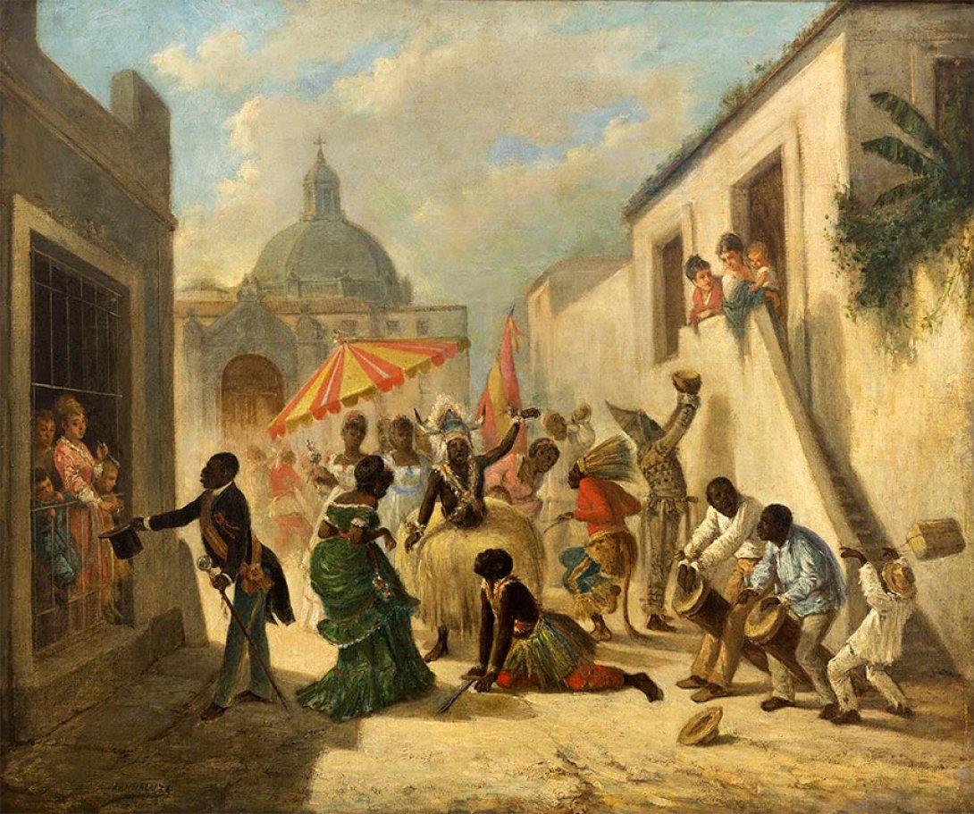 "Día de Reyes", cuadro del cubano Victor Patricio Landaluze (1830-1889).