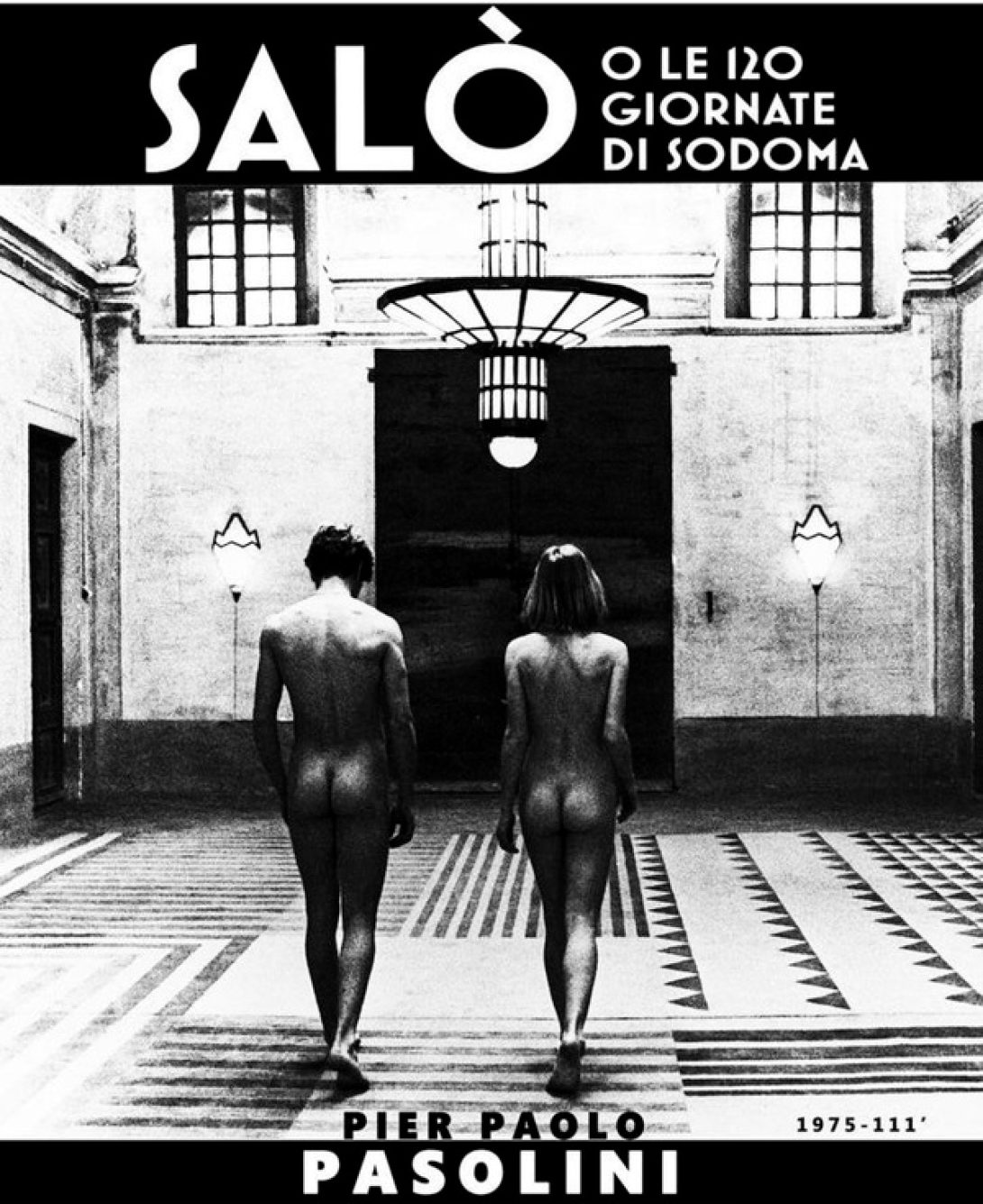 Portada de la peĺícula "Saló, o los 120 días de Sodoma", de Pier Paolo Pasolini.