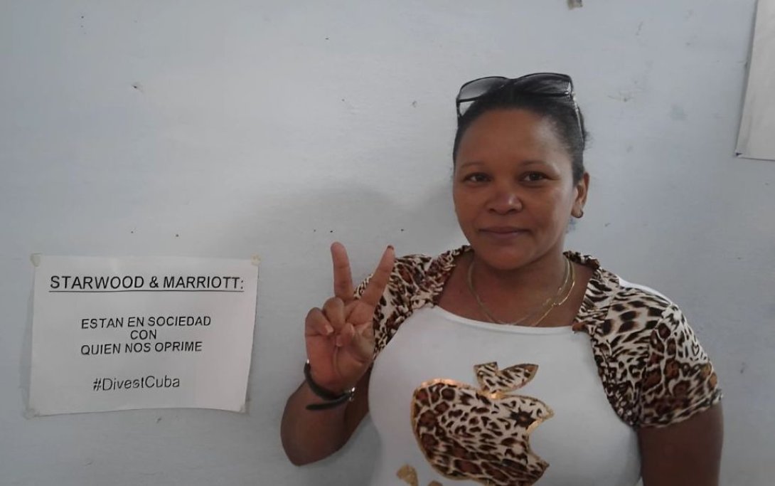 La prisionera política cubana Donaida Pérez Paseiro.