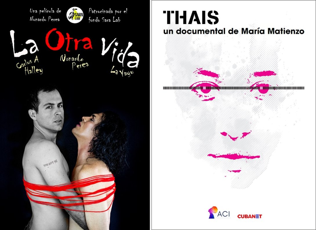 Carteles de las películas "La otra vida" y "Thais"