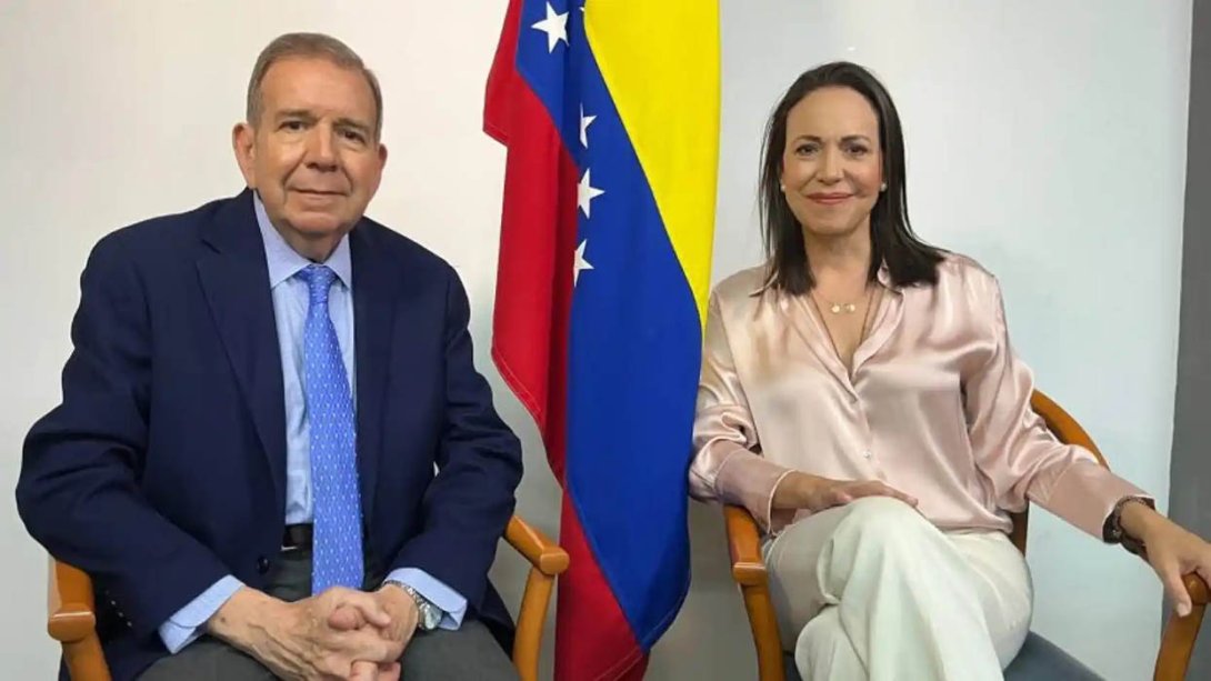 Edmundo González Urrutia y María Corina Machado.