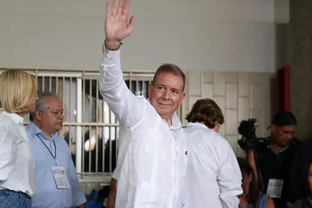 El candidato opositor venezolano Edmundo González.