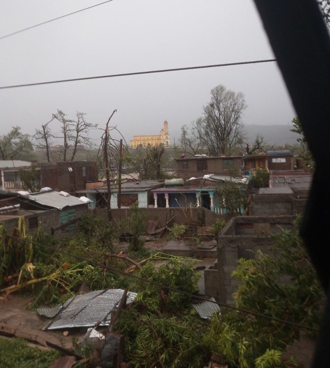 El Cobre, Santiago de Cuba, tras el paso del huracán Melissa (2025).