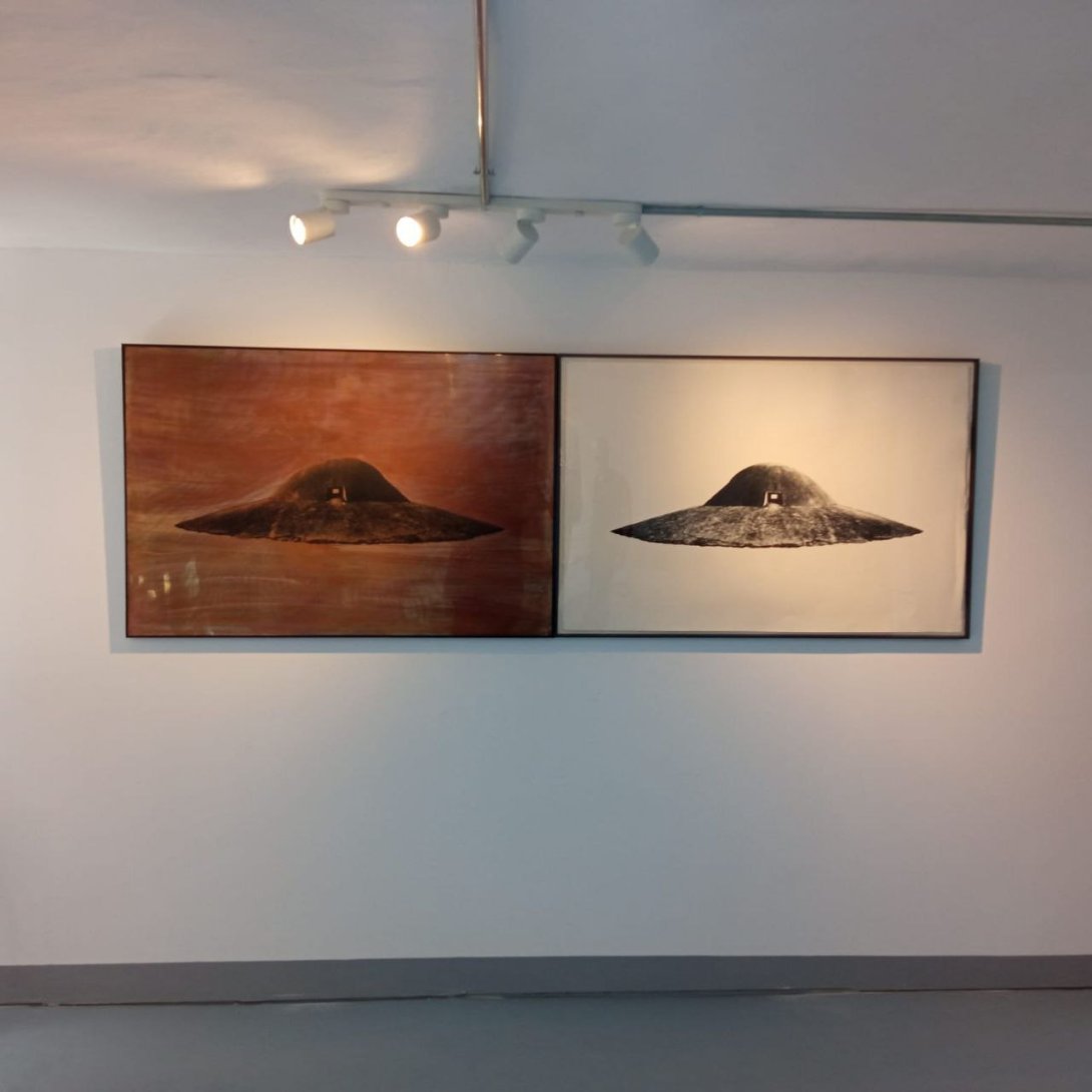 Dos cuadros de la exposición "Nosotras", inaugurada el 12 de septiembre de 2023 en Madrid.