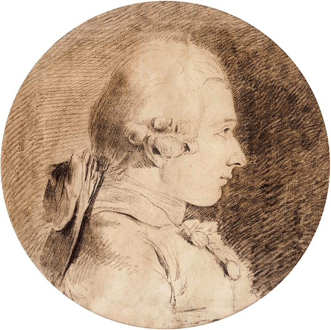 Retrato del Marqués de Sade.