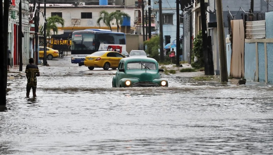 Inundaciones en La Habana.