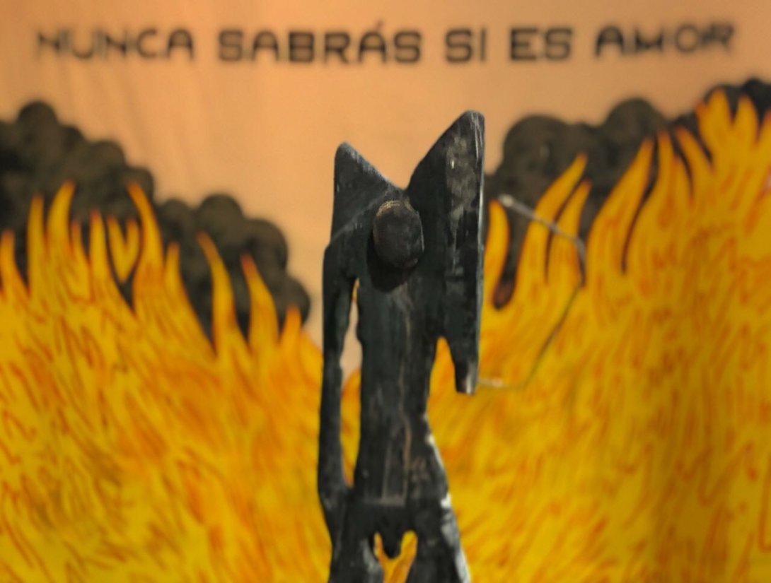 Obra de Luis Manuel Otero Alcántara en la exposición "Las Mieles".