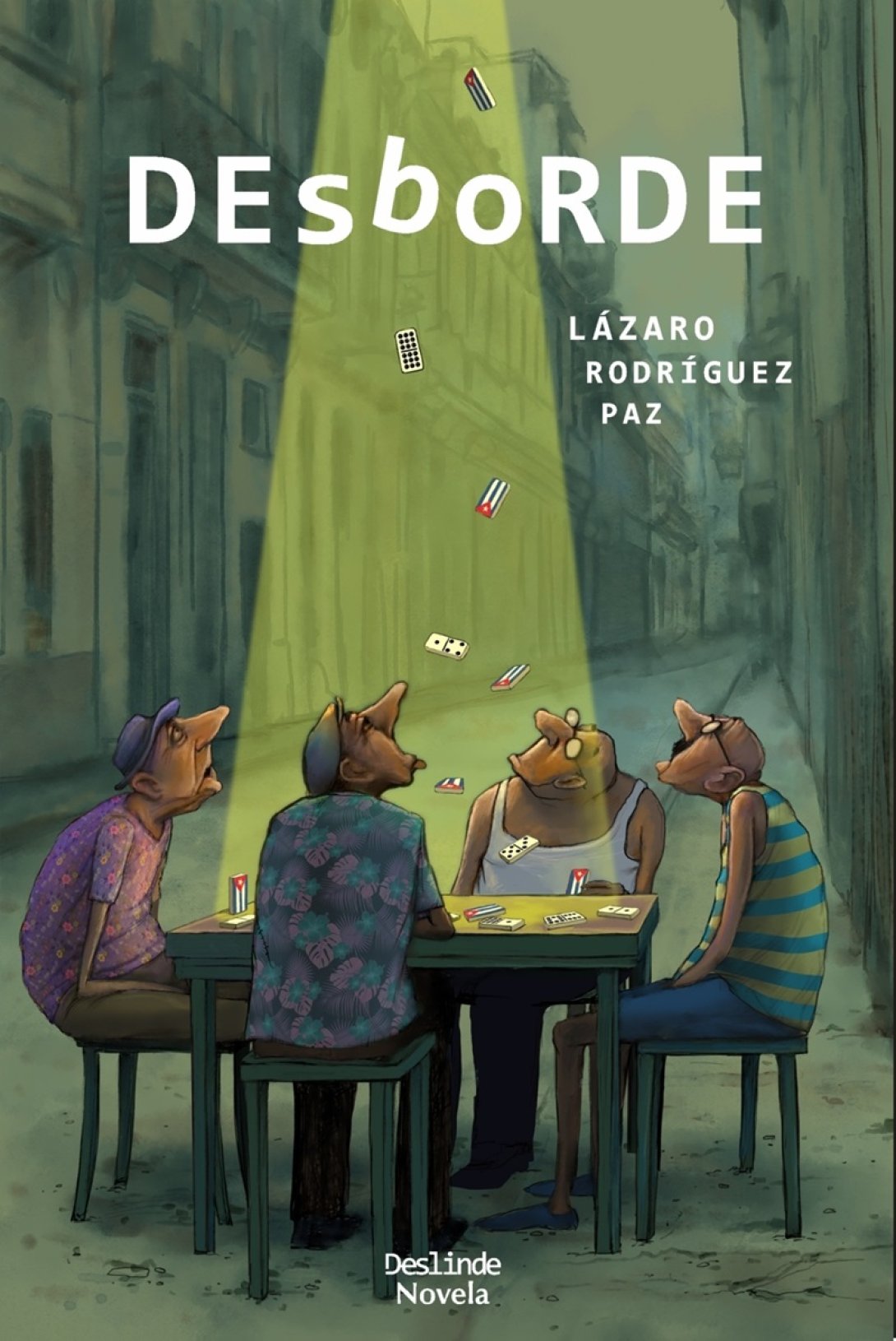 Libro Deslinde Novela Desborde de Lázaro Rodríguez Paz