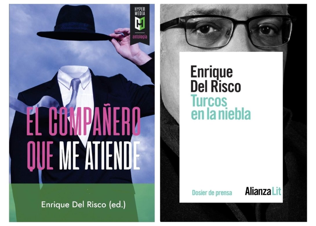 Dos libros de Enrique del Risco.