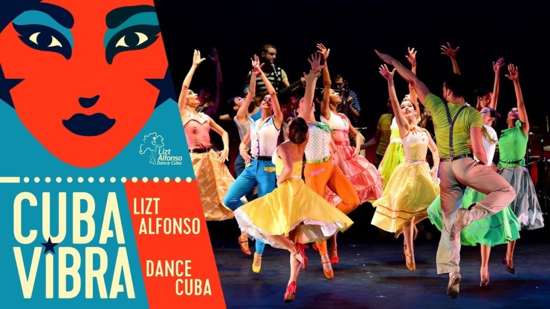 Cartel para el espectáculo "Cuba Vibra", de Lizt Alfonso Dance Cuba.