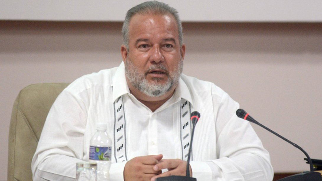 Manuel Marrero Cruz, primer ministro de Cuba.