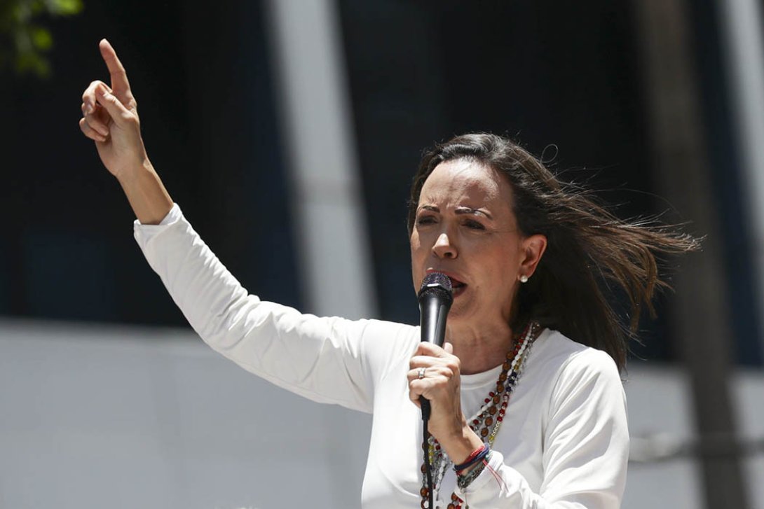 María Corina Machado, líder de la oposición venezolana