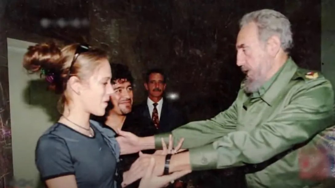 Mavys Álvarez, Fidel Castro y Diego Maradona.