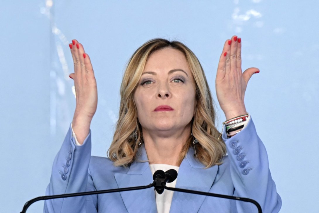 Giorgia Meloni, primera ministra de Italia.