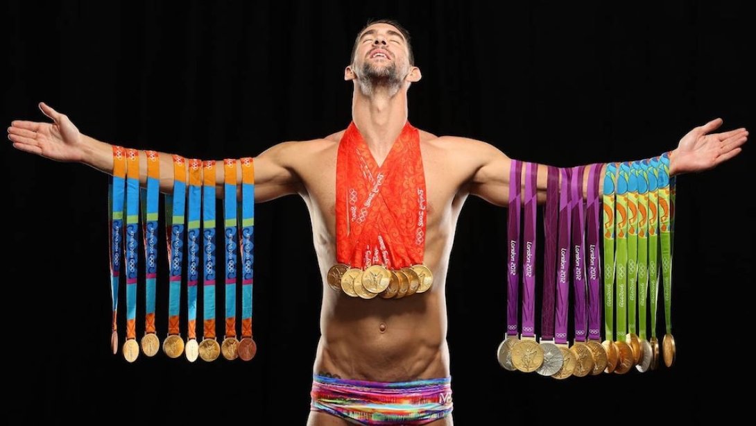 El nadador estadounidense Michael Phelps 