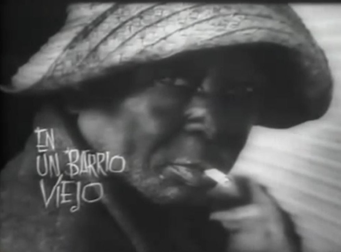 Fotograma de "En un barrio viejo", documental de Nicolás Guillén Landrián.