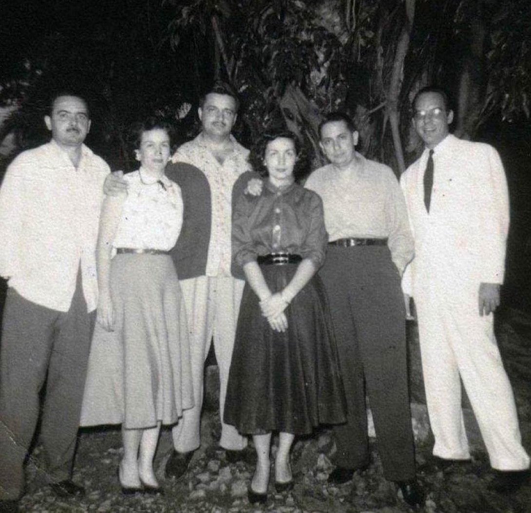 Octavio Smith, Bella García Marruz, Eliseo Diego, Fina, Vitier, Agustín Pi. 