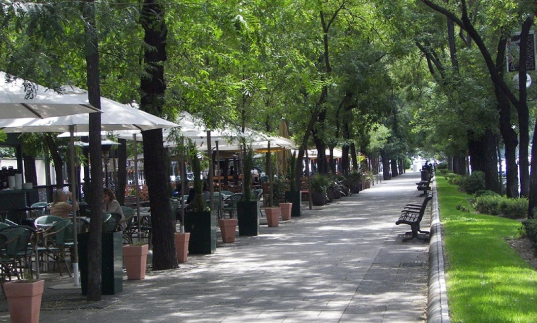 Paseo de la Castellana, Madrid.