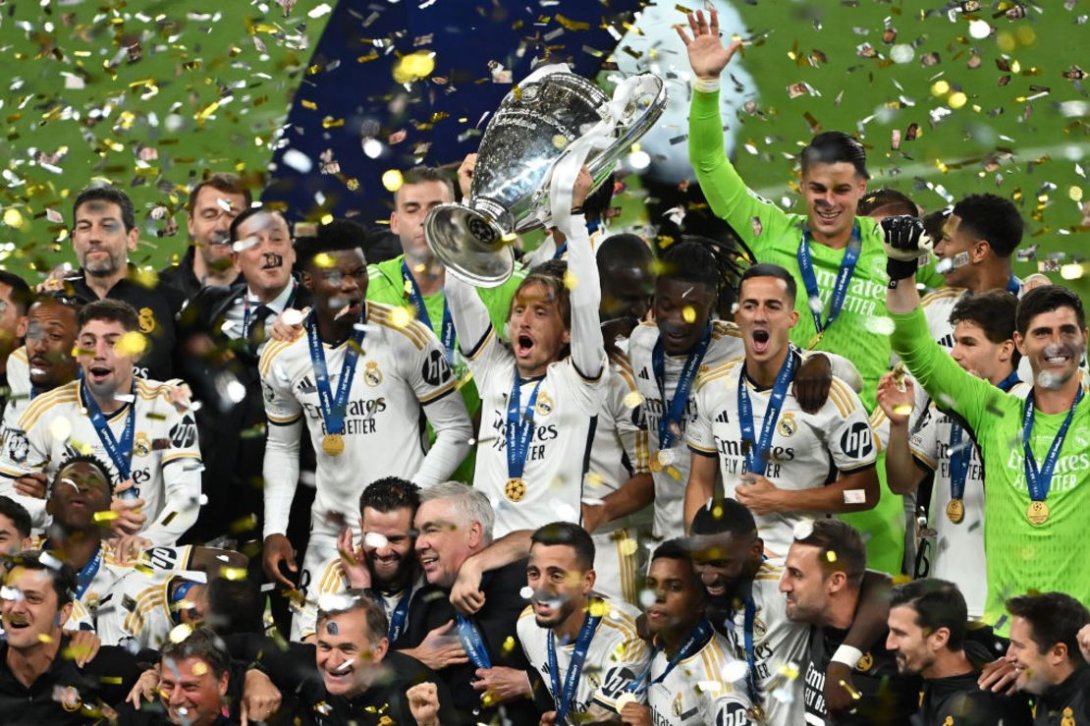 Real Madrid, campeón de la Champions League 2023-2024.