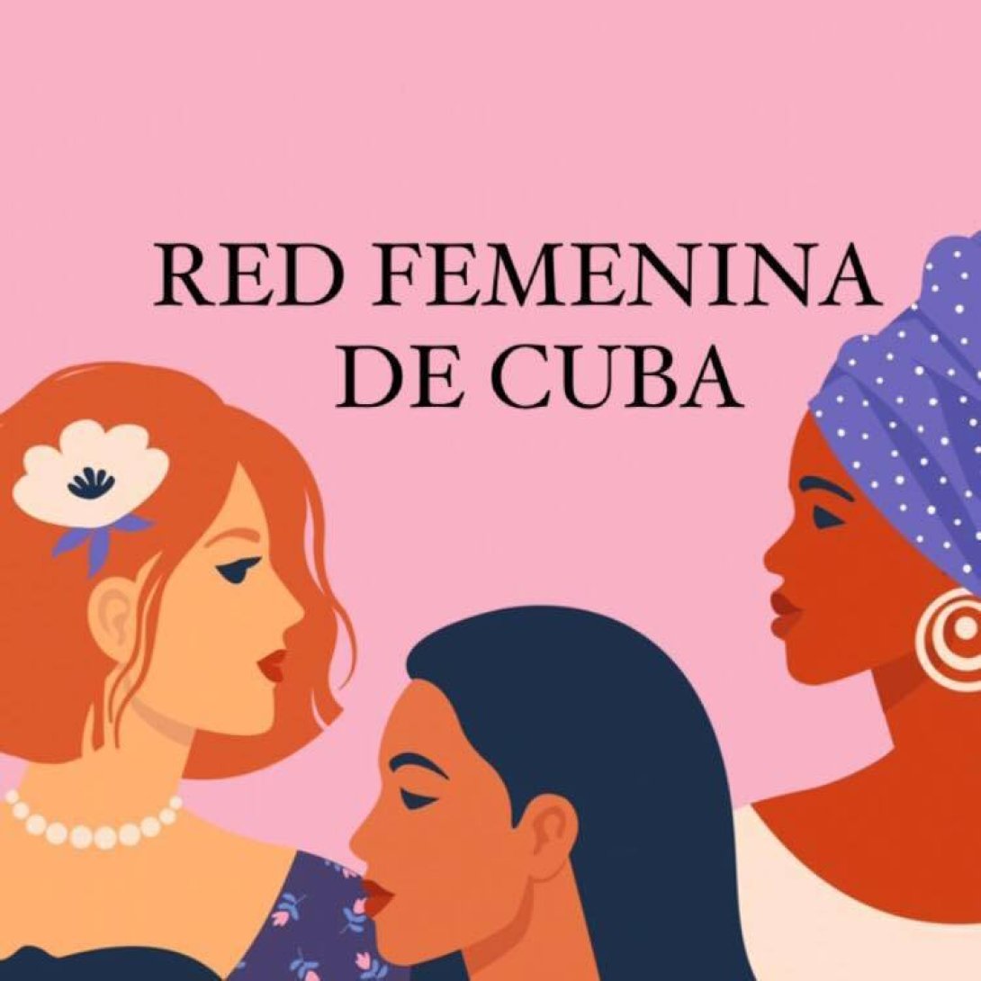 Logotipo de la red femenina de Cuba
