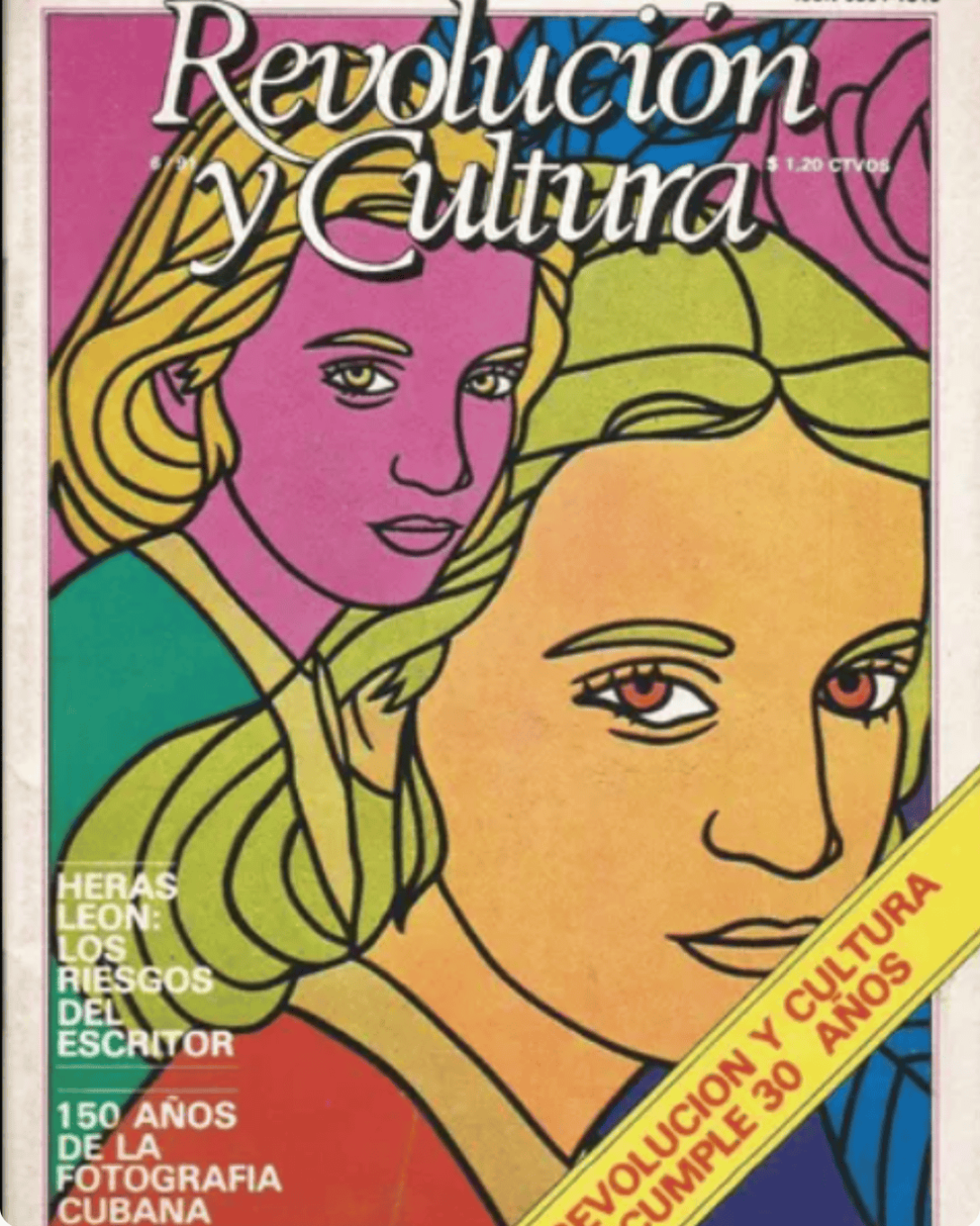 Portada de la cubana revista Revolución y Cultura