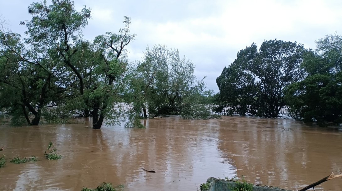 Inundación del río Bayamo, provocada por el huracán Melissa (2025).