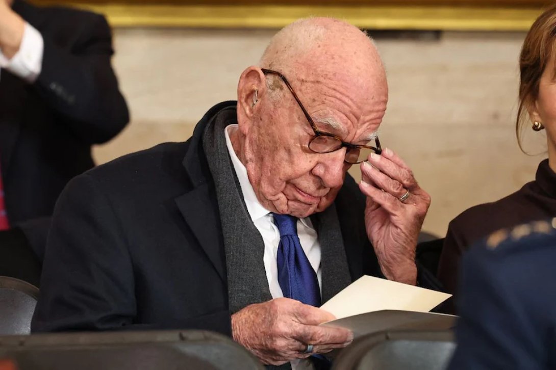 El magnate de los medios de comunicación Rupert Murdoch.