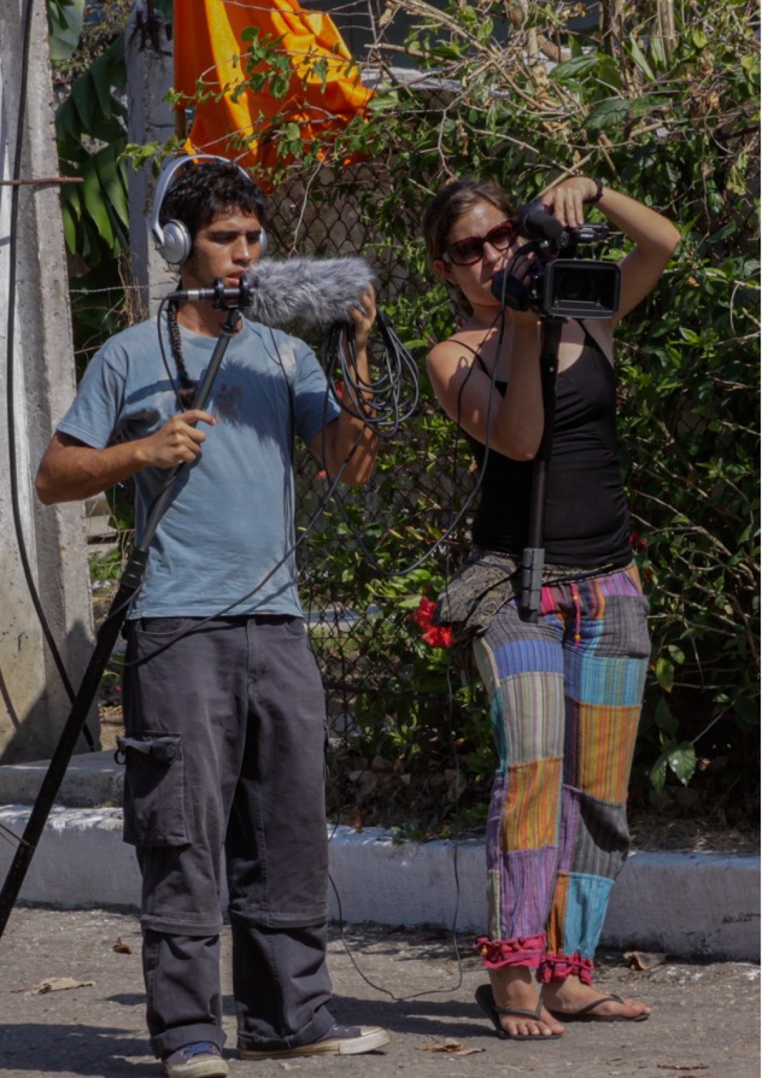 "Canción de barrio": Filmación en Santa María del Rosario