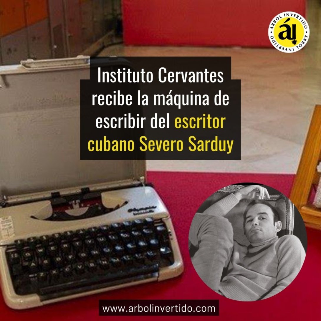 Máquina de escribir de Severo Sarduy.