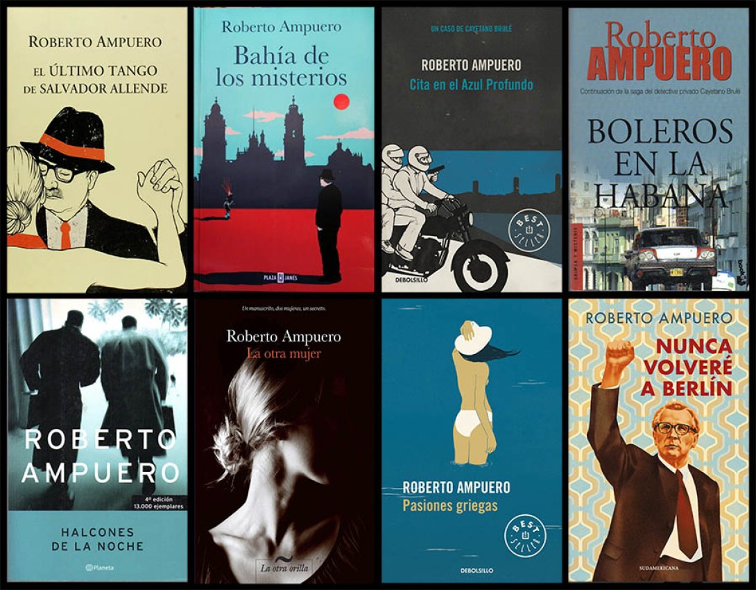 Selección de libros de Roberto Ampuero.