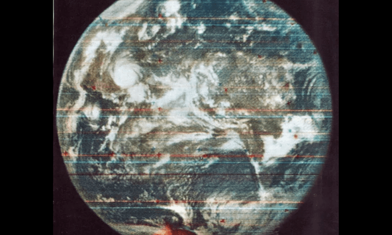 Planeta Tierra visto desde el espacio.