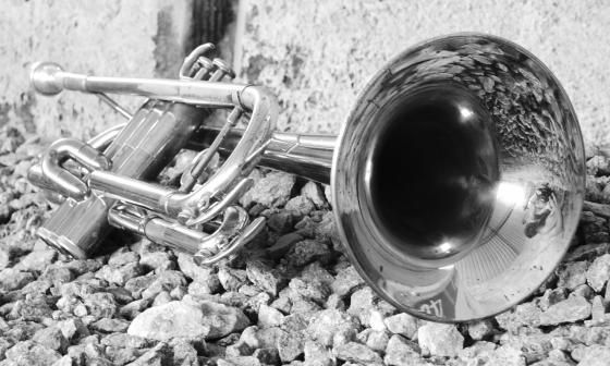 music, instrument, trumpet