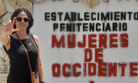 Angélica Garrido, ex-presa política, sale de prisión el 11 de julio de 2024.