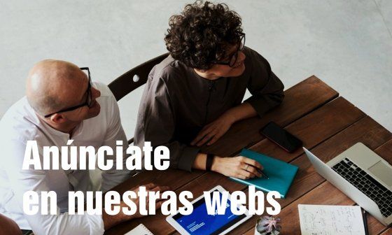 Promo portada web. Anuncio anúnciate en nuestras webs