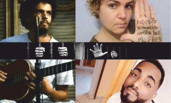 Artistas presos en Cuba después del 11 de Julio de 2021
