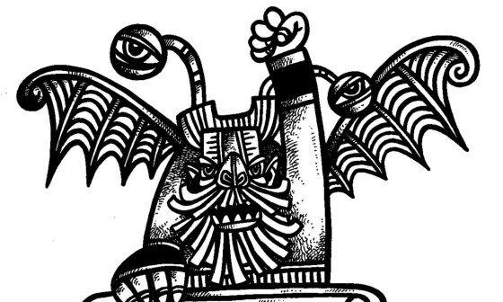 El Tirano de Siracusa. Ilustración de Ández (2009).